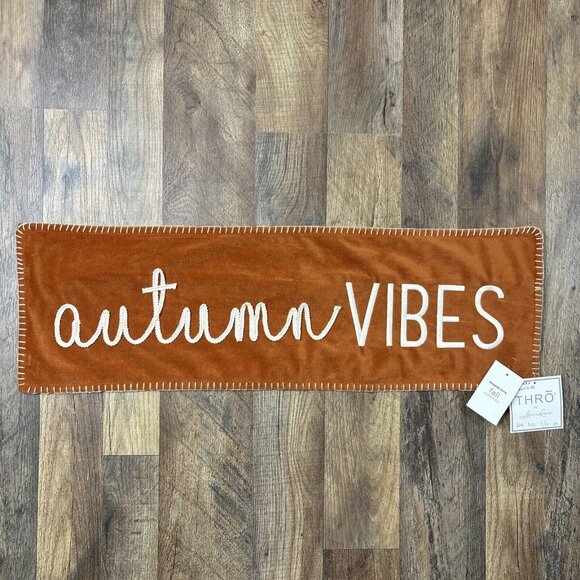 Thro Marlo Lorenz Autumn Vibes Lumbar Pillow Cover 8x28" NEW w TAGS Fall Decor - Picture 1 of 4